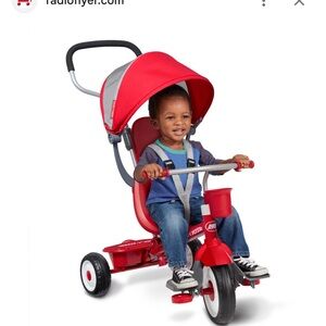 Tricycle Radio Flyer Red Tricycle with Canopy